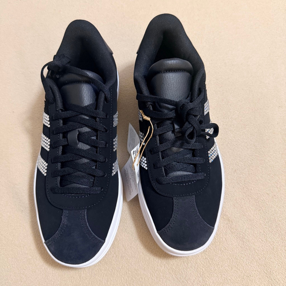 Adidas VL Court Bold J – Rhinestone - Youth 6 - Women’s 7.5 - Picture 2 of 11